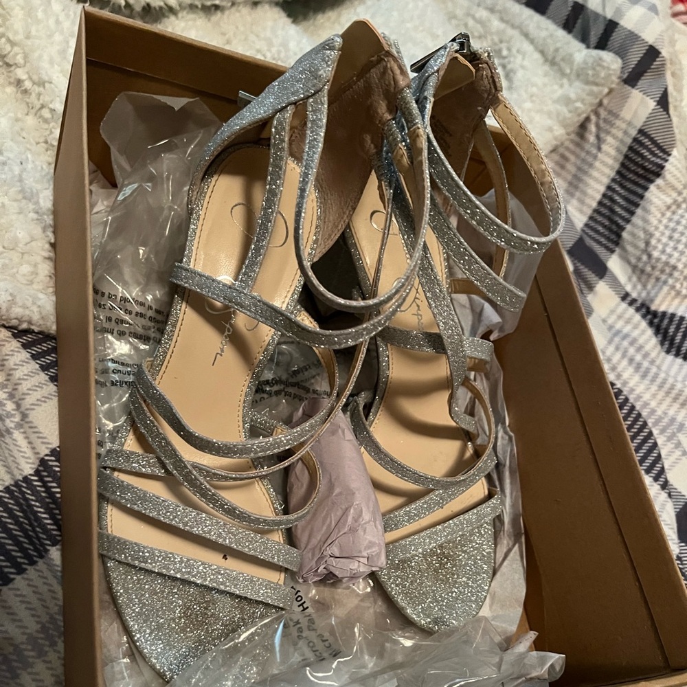Worn once to prom! Very cute block heels